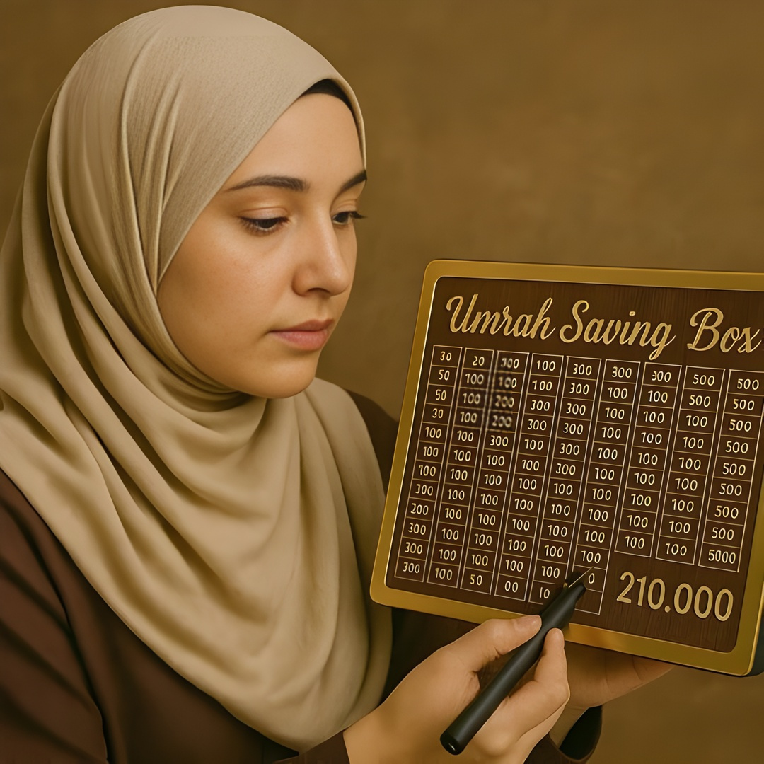 Umrah Savings Box 210,000 - Get Ready to go to Umrah