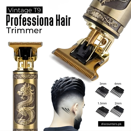 Vintage T9 Trimmer – Professional Hair & Beard Precision Clipper